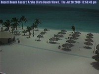 Aruba beach cam empty
