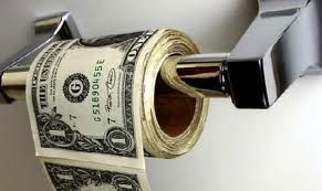 Dollars_toilet paper