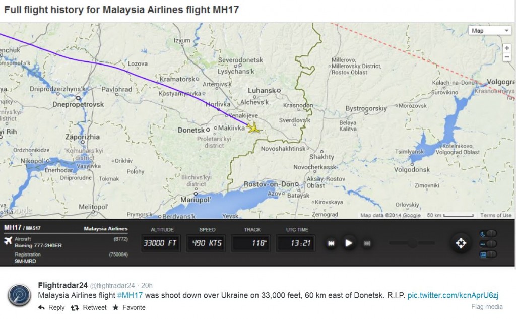 Malaysia Flight MH17